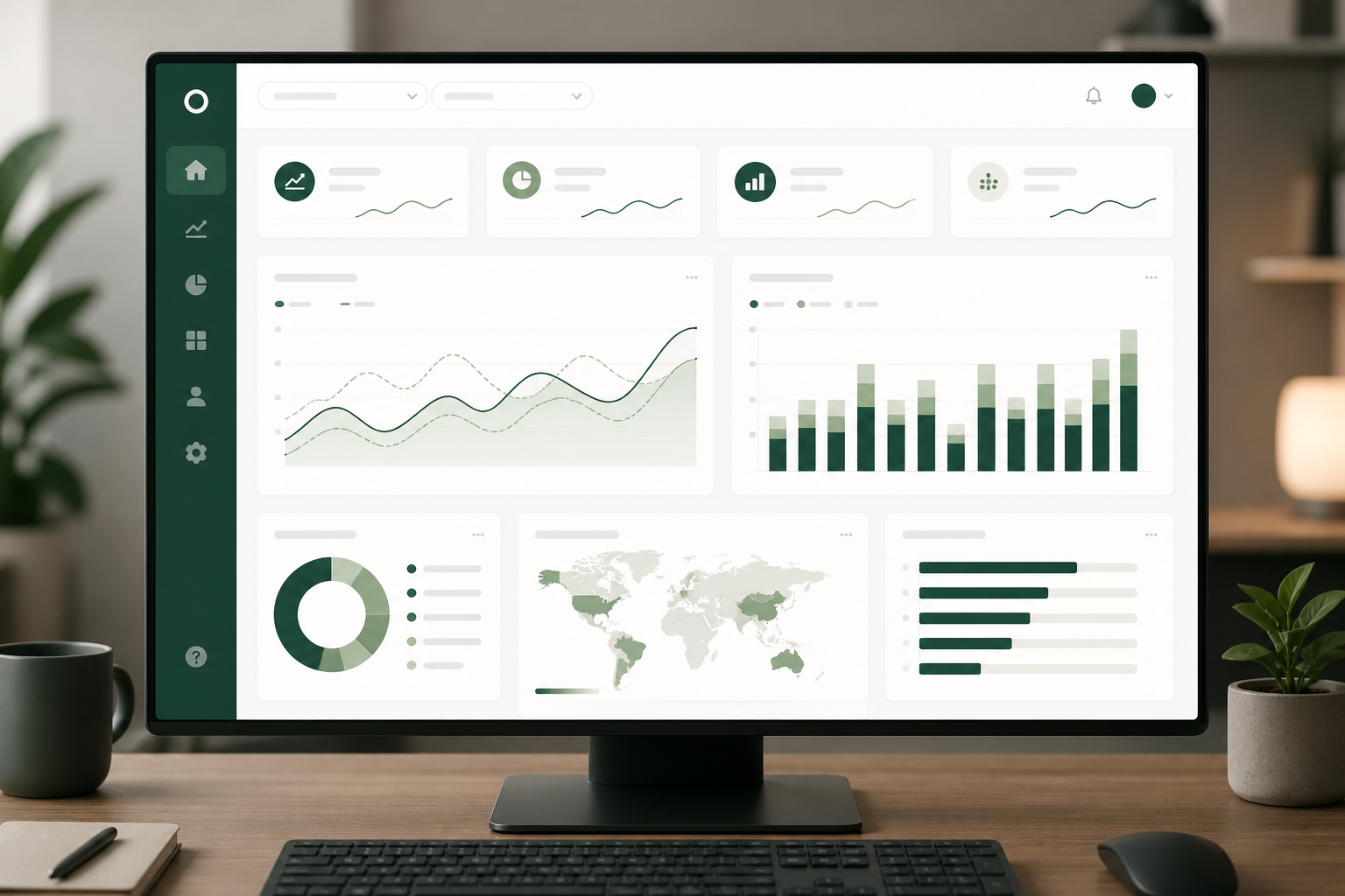 Data analytics dashboard