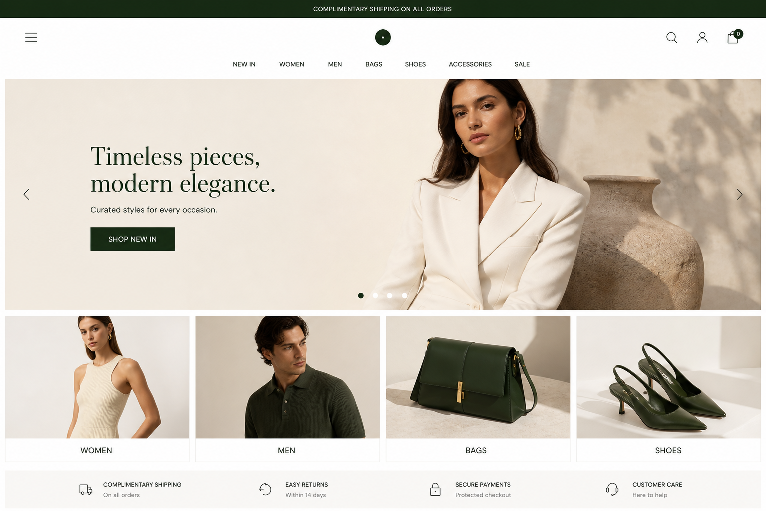 NOBO Fashion Shopify store